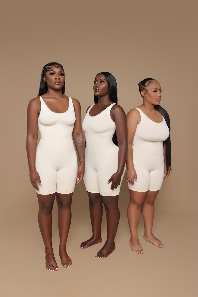 Eco Friendly Seamless Romper (Nude/Black)