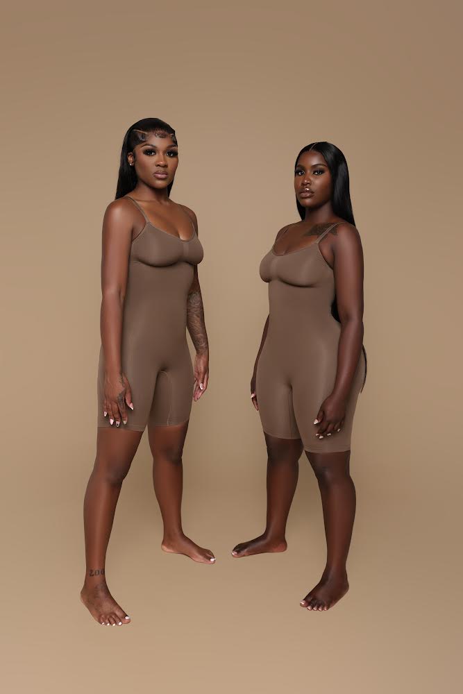 Seamless Sculpt Plus Tummy Control Full Body Shaper (Dark Brown)